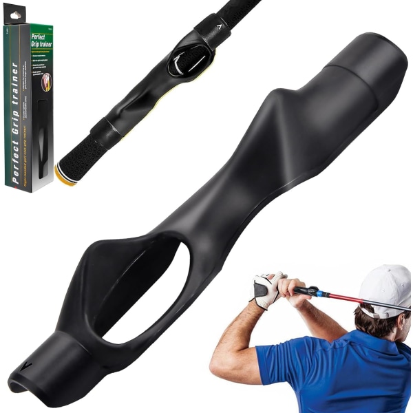 Golf Grip Trainer, apuväline käsivarren asentoon, golfharjoittelun apuväline, ryhdin korjaus, harjoittelu, linjaus, aloittelijoille, miehille, naisille, lapsille