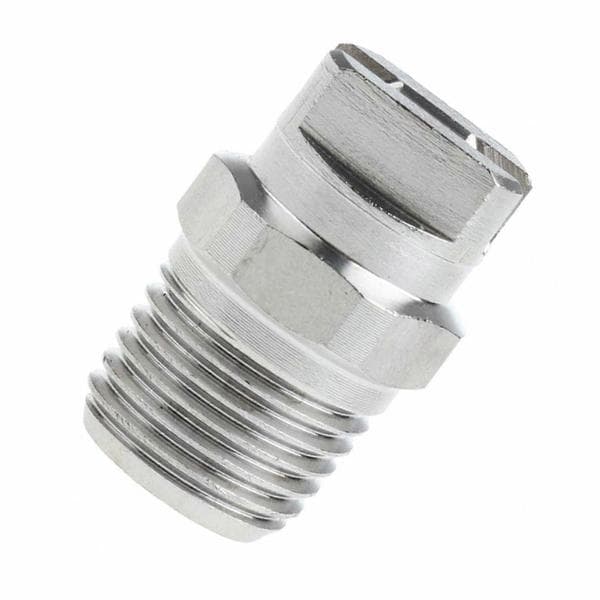 10-pack 1/8\" Platt Spraymunstycksspets med Enkel Installation Bricka Fläktmönster