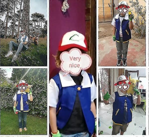 Pokemo Ash Ketchum Anime Takki Setit_y 140 cm
