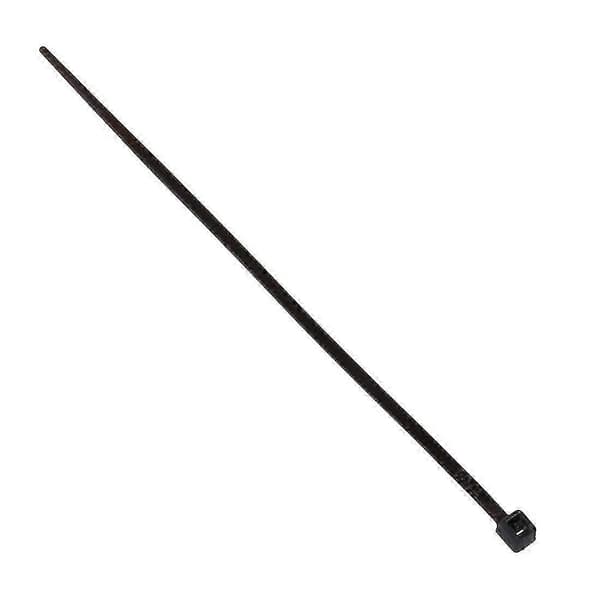 1000 stk. sorte nylonkabelbindere 95 mm x 2 mm