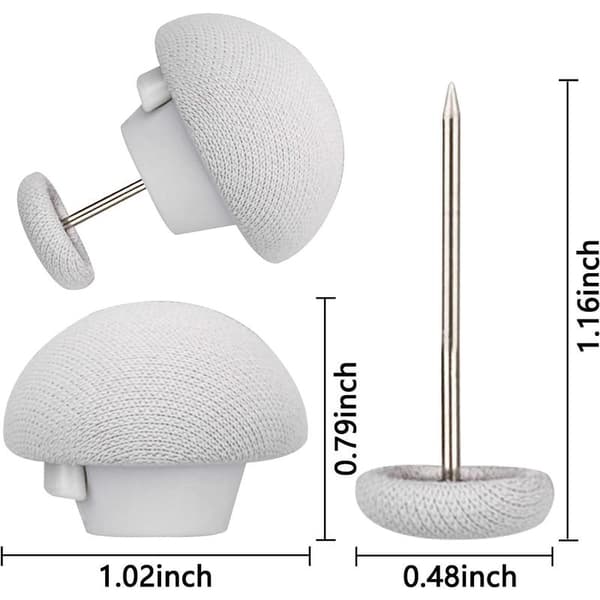 Lakanakiinnike - 8 kpl - Valkoinen white Vit