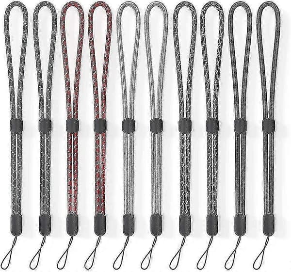 Handledsrem. 10-pack justerbara färgglada handledsremmar i nylon