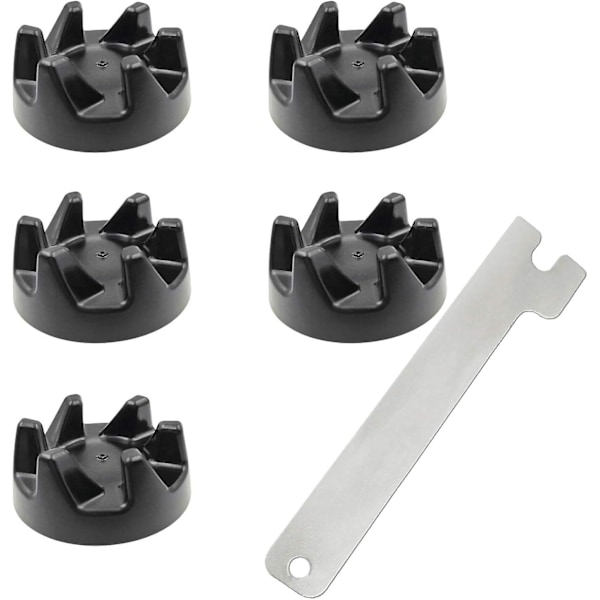 5pcs Mixer Rubber Coupler Gear Clutch With Removal Tool For Kitchenaid 9704230