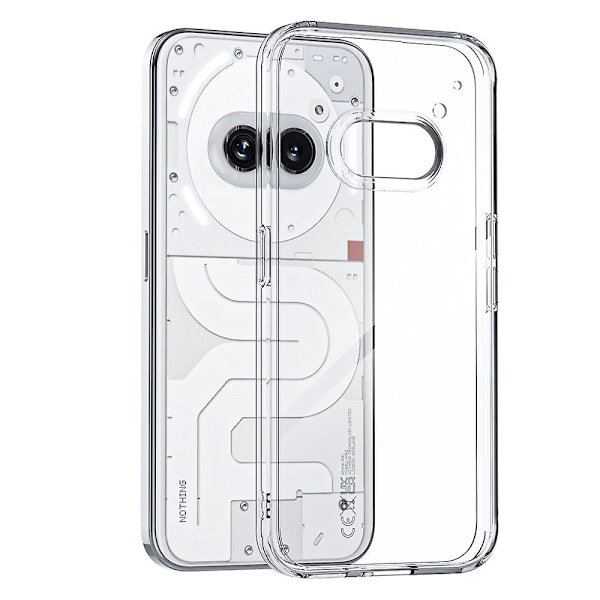 For Nothing Phone (2a) Mobiltelefon Etuier Drop Proof Krystalklar TPU Bagside Cover