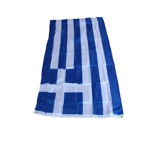 90x150 cm gresk flagg, 0,9 x 1,5 m, flagg for banner, nasjonalflagg, super-poly, til oppheng