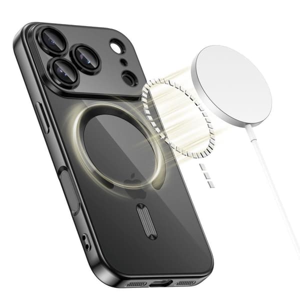 Tech-Protect iPhone 17 Pro Max Deksel MagSafe MagFlex Shiny Black 60