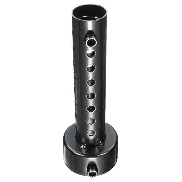 2x Universal Motorcykel Udstødningsrør Lyddæmper Db Killer Silencer 48mm Sort