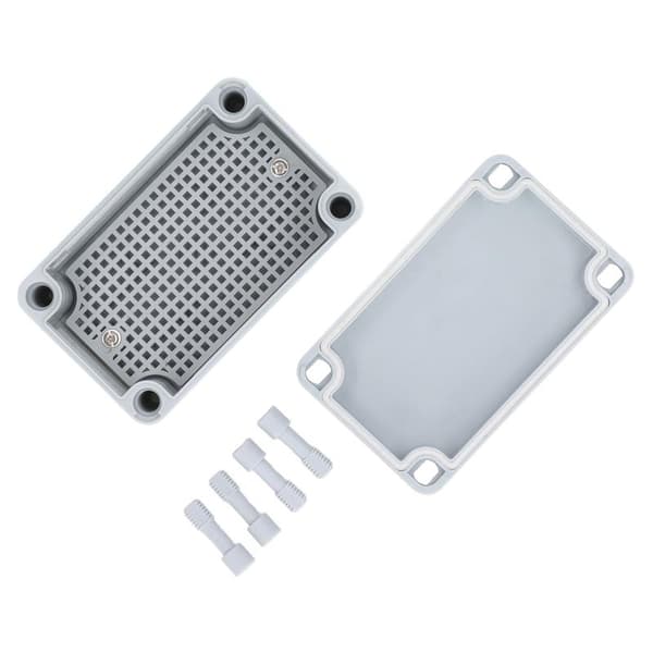 Grey Electrical Junction Box with Mounting Plate IP67 Waterproof Impact ...
