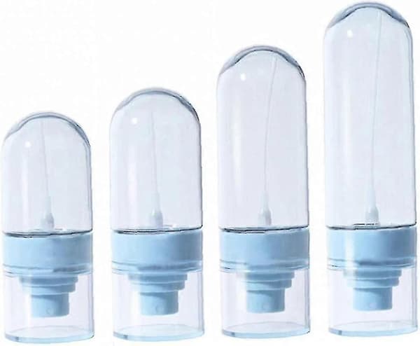 2023 - 4st Resesprayflaska 50ml 60ml 80ml 100ml Bärbar Plast Upp och Ner Tom Flaska (ShiKai)