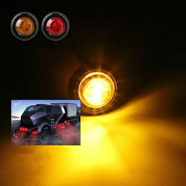 20 kpl LED-sivuvaloja kuorma-autoihin ja perävaunuihin