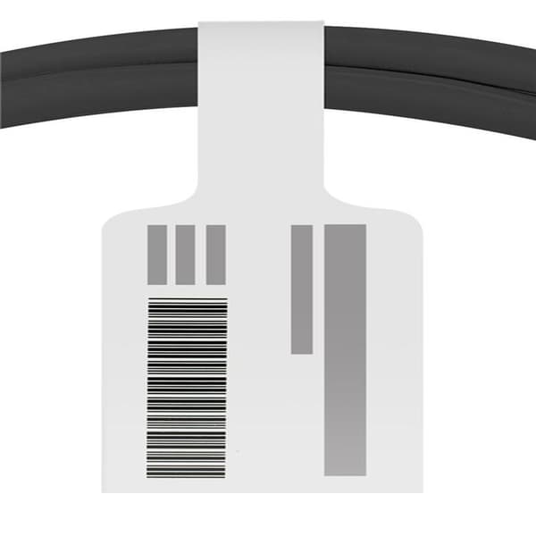Ultraflexibel patchkabel CAT 6A, smal, U/UTP, grå Grå