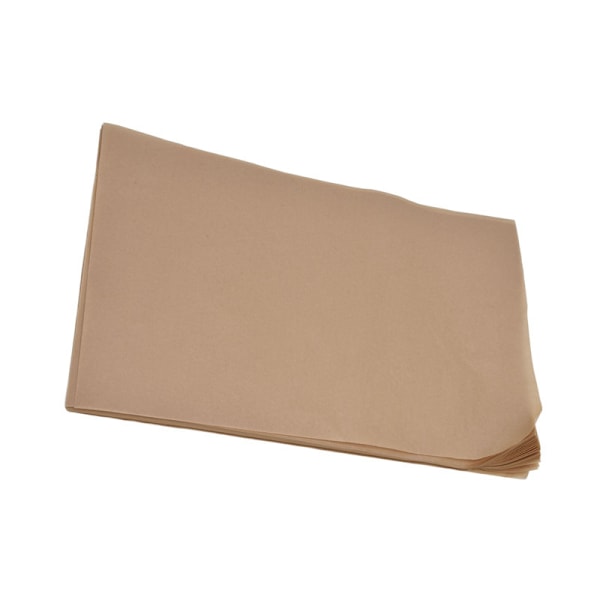 Bage Silikoneolie Papir Grill NonStick Bagepapir til Madlavning Stege Grillstativ (Naturfarve 20x30cm) 0.6