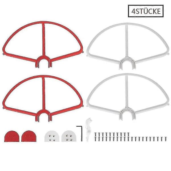 Piao 4 stk. Propellbeskyttelse for Dji Phantom 3 Standard, Advanced og Professional, hurtigkobling, avtakbart propellbeskyttelse
