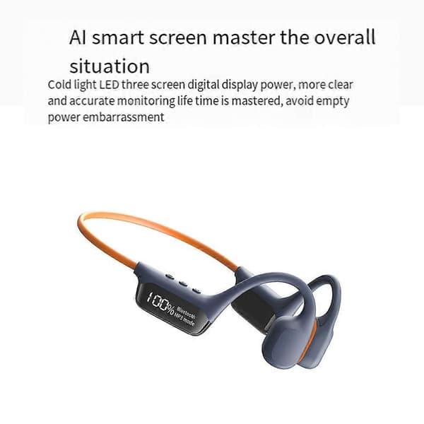 32GB Benledningshörlurar Bluetooth IPX8 Vattentäta Simhörlurar Trådlöst Stereo-headset As Shown