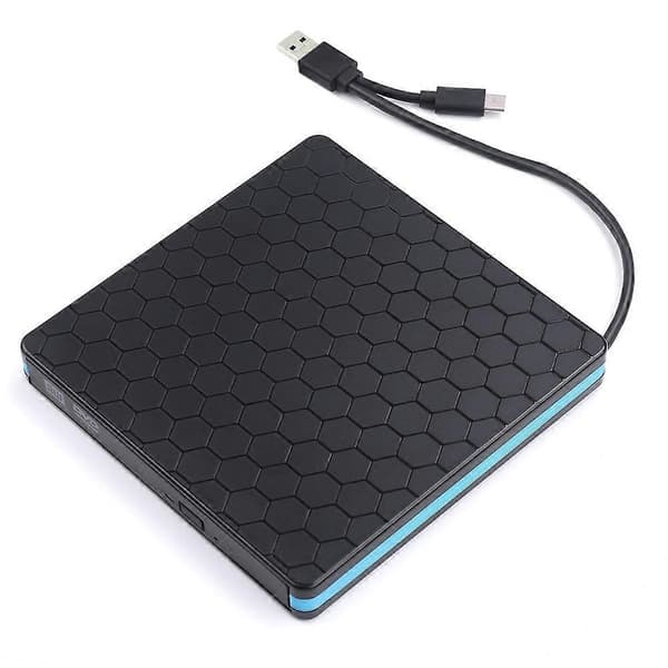Ekstern CD DVD-drev brænder afspiller til USB 3.0 Type-C bærbar slank DVD/CD Rom RW genskriver/skriver/læser
