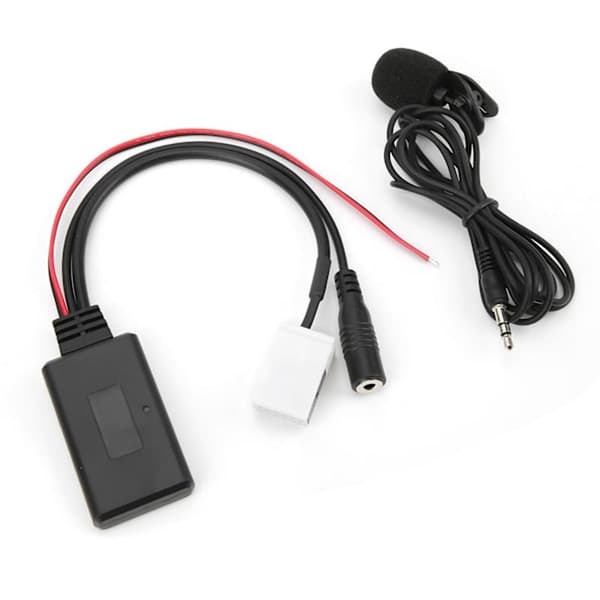 Bluetooth 5.0 AUX-kabel Lydadapter med Mikrofon for Audi A4 B7 TT A8 R8 A3 Håndfri Erstatning