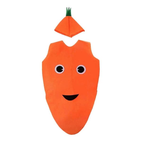 Sød Cosplay Kjole til Kvinder til Rollespilsfester og Kostumetilbehør til Voksne Carrot