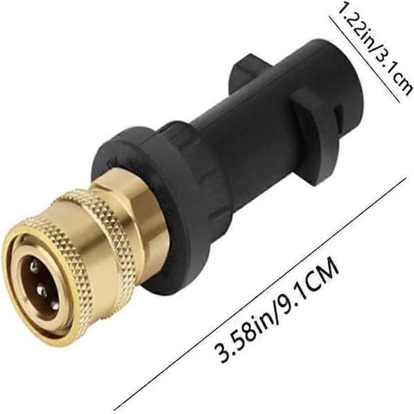 Skumdyse til højtryksrenser til Karcher, 3500 PSI Quick Connect 1/4 tomme adapter, MultiAngle Spray