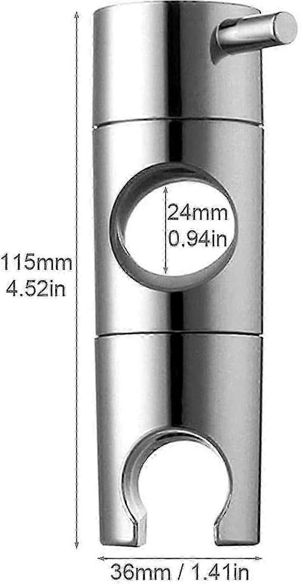 Erstatning for dusjhodebrakett for 19 mm stigerør 24MM