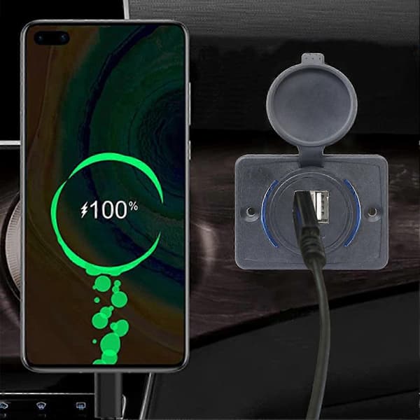 Bobillader Dobbel Port Rask USB-lading Strømuttak