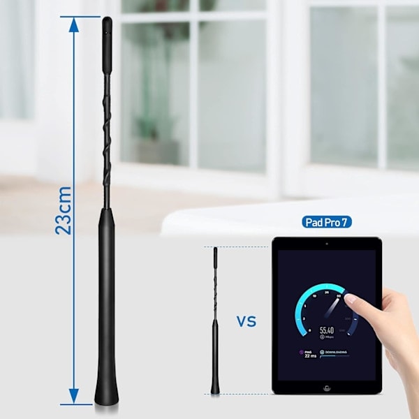 Bil FM Dab-antenne Bilradioantenne Takantenne 23cm