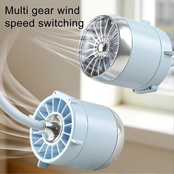 Fleksibel Halsventilator – til Rejser & Camping – til Personlig Køling Blue