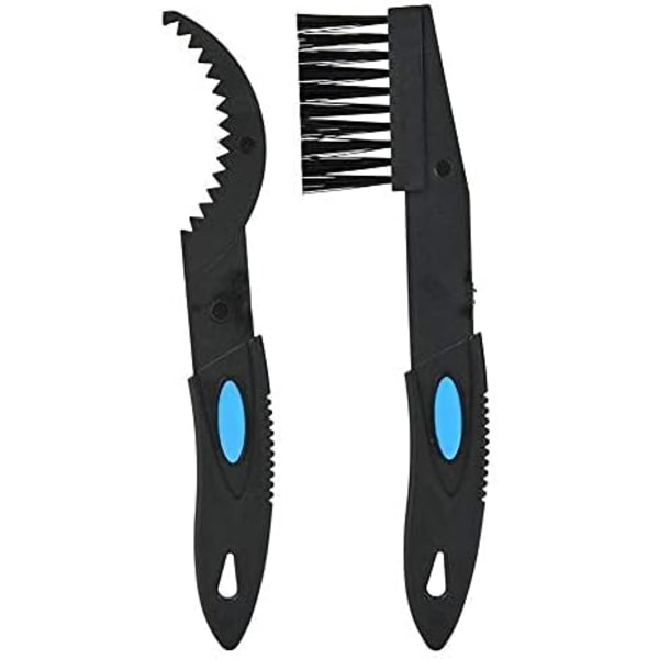 Bike Brush, 2Pcs Bike Chain Cleaner Bike Cleaning Tool for Maintenance Sprockets Derailleurs Crank Pedals Tire Wheel