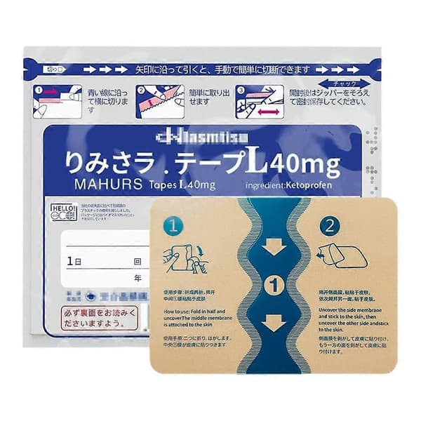 7 stk Hisamitsu Selvhevende Plaster - 8 Timer Varme for Ledd
