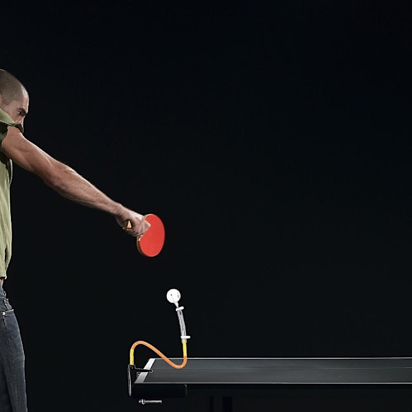 Bordtennis Træner med Justerbar Klemme Fast Hurtig Rebound Ping Pong Boldmaskine