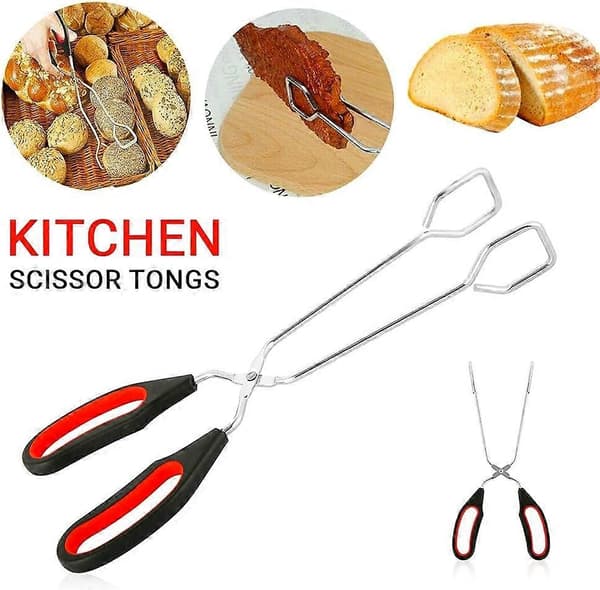 3 st matlagnings-tänger multifunktionella mattänger grilltänger koltänger brödtänger