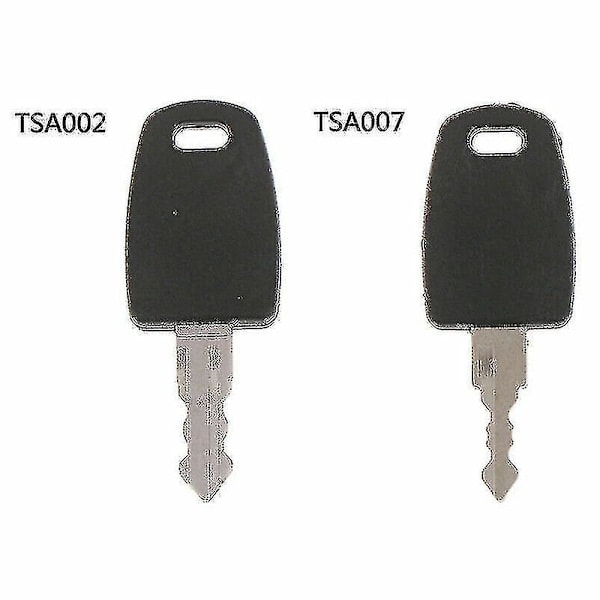 Multifunktion TSA002 007 Nøglepakke Bagage Told TSA Låseknapper (2-pak)