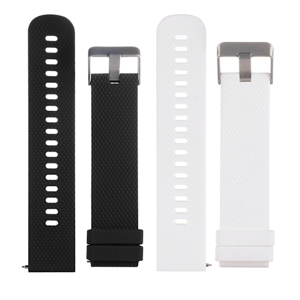Armbånd til Garmin Vivoactive 3 / Vivomove HR sort+hvid