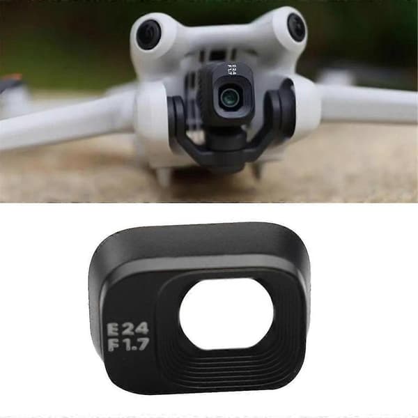 For Mini 4 Pro Gimbal Kameralinsehette Mini for Mini 4pro Gimbal Speilring Multifunksjonsspeil Fr Black