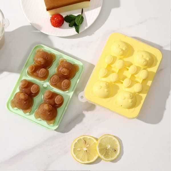 Silikonisbitbrett – Enkel å poppe ut – for hjemmebar Light Green