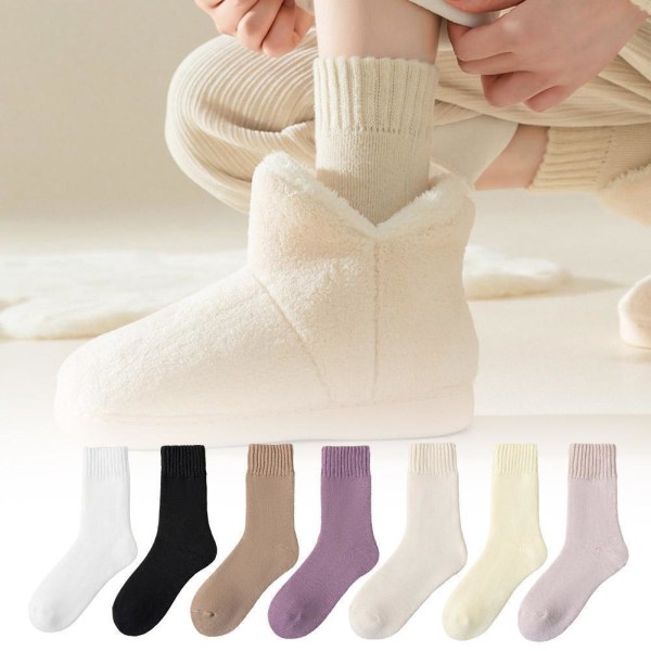 Mens Womens Extra Thick Fleece Brushed Thermal Socks Warm Winter., Soft J9Q7
