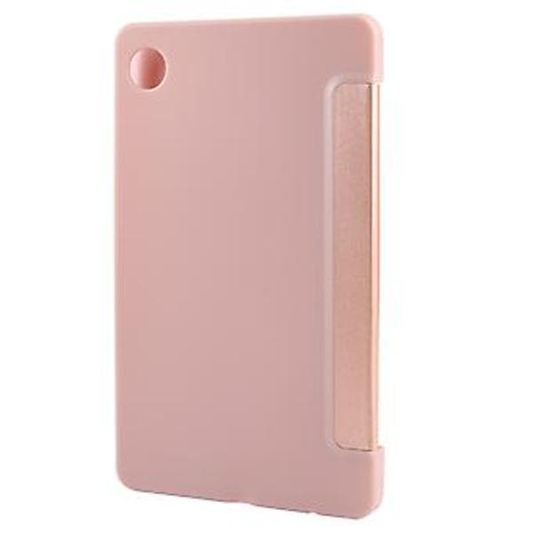 Tri-fold Lærveske for Samsung Galaxy Tab A9 (Rosegull)
