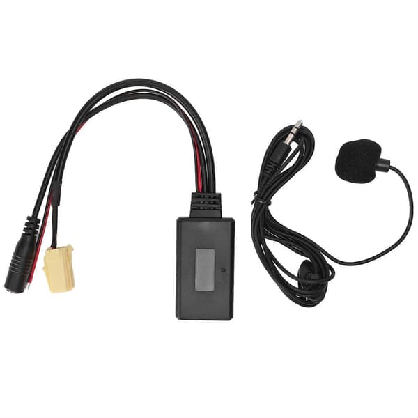 Bil Aux Bluetooth 5.0 Lydkabel Mikrofon Håndfri Adapter Erstatning for ALFA ROMEO 159 2005+