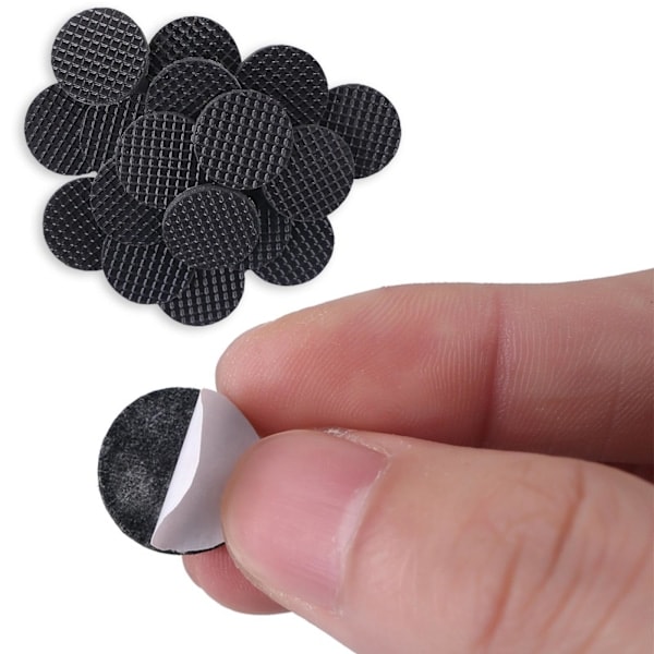 Gitarrplektrum Anti-Slip Pads Set Svart Dubbelhäftande