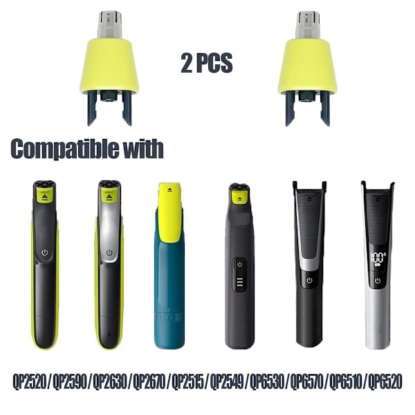 Justerbar avstandskam og nesehårstrimmer for OneBlade 0,4–10 mm