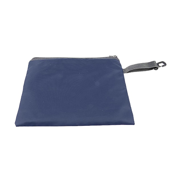 Vanntett Oppbevaringspose for Camping Reiseorganisator Rød Dark Blue 18x15cm