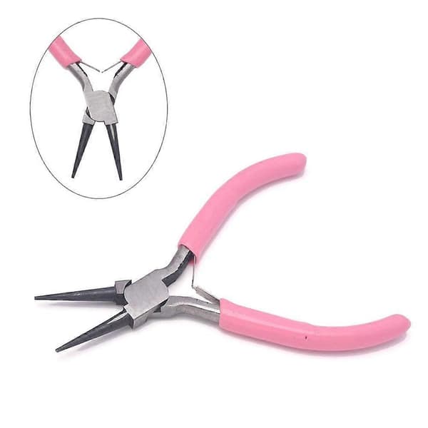 Rosa halkfria smyckestänger för DIY-smyckestillverkning