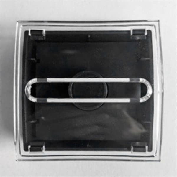Pop-Up Notes Dispenser Svart Bas Klar top Sticky Notes Holder til 3x3 Tommer Sticky Notes Skole Kontor Perfekt
