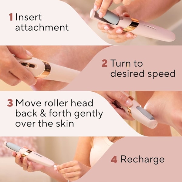 Finishing Touch Flawless Pedi Elektroninen jalkaraspi ja kovettumien poistaja, pedikyyri - Uusi versio