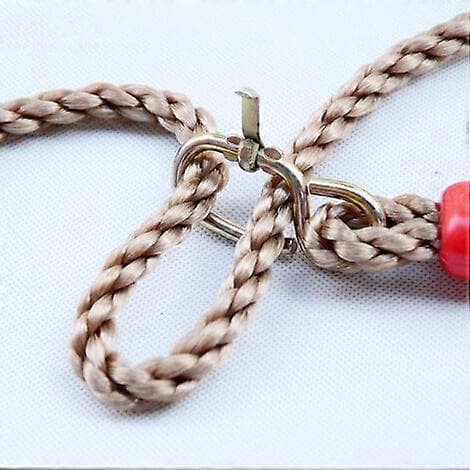 Justerbart gungsnöre i nylon, karbinhake för gungor, hängmattor, hängstolar, g