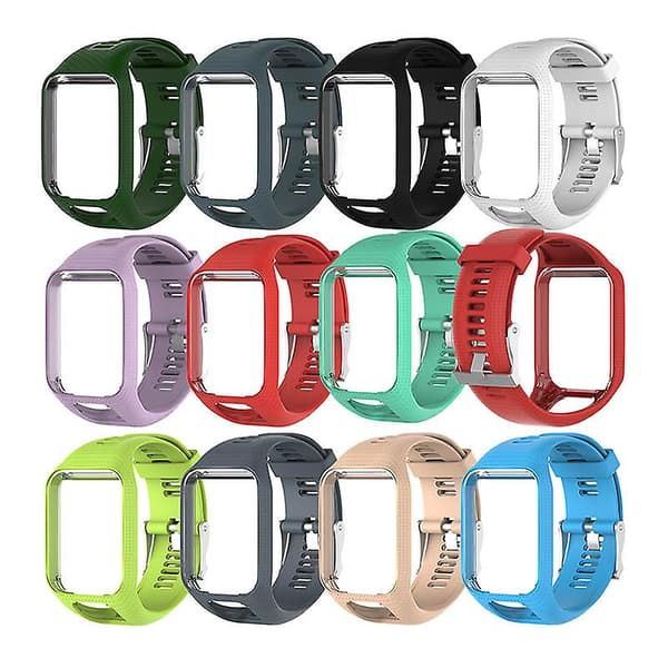 Silikon erstatningsklokkereim armbånd for TomTom Runner 2 3 klokke 2