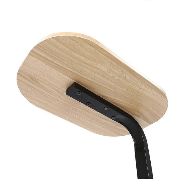 C-shaped Side Table Freestanding Coffee Table Log Black