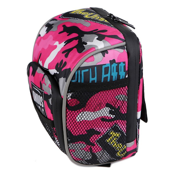 Multifunctional Bicycle Handlebar Bag, Hanging Bag for Electric Vehicle, Bicycle, Motorcycle, Tricycle, Stroller, Pink