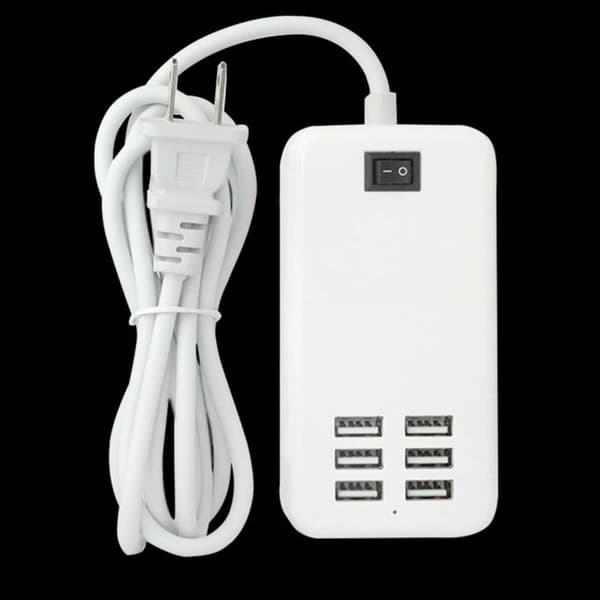 USB-drevet, aluminium USB-hub med 6 porte