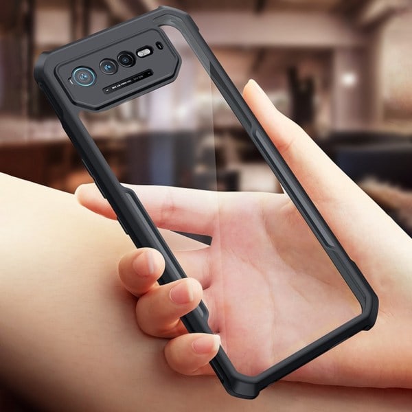 XUNDD Asus ROG Phone 6/6Pro/6D/6D Ultimate 5G Beatle -sarjan kuori, läpinäkyvä/NC/