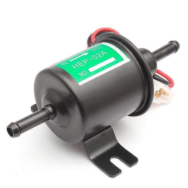 2 st universell 12V kraftig elektrisk bränslepump bensin inline bränslepump bensintransferpump 12 volt HEP-02A